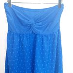 SheIn Blue Knot Front Strapless Mini Dress Photo 1