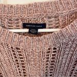 American Eagle Eyelet Balloon Sleeve Pullover Sweater Photo 5