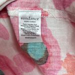 Sundance  Floral Button Down Shirt Womens PS Petite Small Pink Orange‎ Bohemian Photo 4