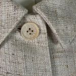 Brooks Brothers Blazer Jacket Womens Size 8 Beige Woven in Italy Career Coat Photo 1