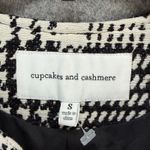 Cupcakes And Cashmere Fernando Jacket Small Black White Houndstooth Preppy Photo 11