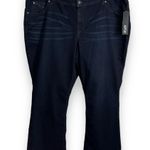 Apt. 9  Bootcut Mid-Rise Women’s Size 24W Short, Dark Wash, Button Pockets Photo 0