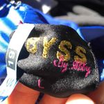 Abyss By Abby  royal blue halter neck strappy back maxi evening party‎ dress Sz L Photo 10