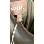 Show Me Your Mumu Jasmine Halter Maxi Dress Moss Green Luxe Satin XXS NWT Photo 8