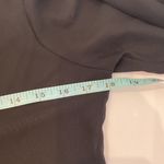 Women’s Black Sheer Flowy High Low Blouse Cut Out Back Sz Sm Elastic Cuffs Photo 5