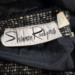 1950s Vintage Black Pink Retro Tweed Mid Photo 6