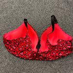 Torrid  Perfect Tshirt bra NWT Size 44D Red Black Hearts Front closure sexy brigh Photo 4