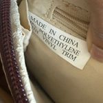 Strada Woven Crossbody Bag‎ Brown Trim Small Purse Shoulder Bag Tan Photo 13