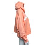 Puma Sweatshirt Women Large Orange Amplified Crop Hoodie Logo Casual Athleisure Photo 1