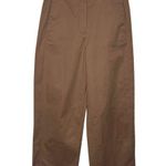 Babaton The Group New Wide Leg Cropped Pants Sz 8 Khaki Sand Bluff Photo 0