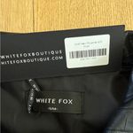 White Fox Boutique White Fox  PU Jacket Cold Heart Size S/M Black Photo 1