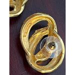 VTG Earring Lot of 3 Gold Tone Navy Enamel Napier Preppy Retro Photo 6