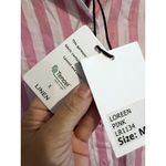 Lola River Linen Blend stripe Pink women size M Preppy nautical Size M Photo 6