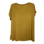 Orvis  Yellow Mustard Short Sleeve Top Size Large Comfy Outdoors Casual Travel Photo 1