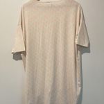 LuLaRoe LLR Light Pink Floral Pattern Irma Top Photo 4