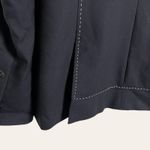 ESCADA Navy White Contrast Stitched Virgin Wool Classic Blazer Jacket Size M Blue Size M Photo 7