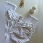 J.Crew  White Slim Boyfriend Raw Hem Jeans Size 25 Photo 6