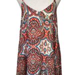 Show Me Your Mumu Circus white, coral & teal paisley mini dress size S Photo 1