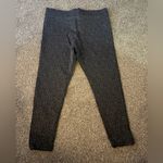 Loft Black and Grey Leopard Print Leggings Photo 1