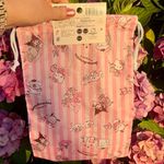 Sanrio Pink Striped Drawstring Bag Photo 3