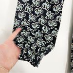 Boden USA Boden Easy Yoke Mini Jersey Dress Black Petal Blossom Long Sleeve Size 8 Photo 6