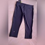  Glyder Capri Leggings Womens  LX Black Nylon And  Spandex Lightweight New Photo 15