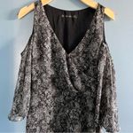 ZARA Basic Cold Shoulder Lined Dress Photo 3