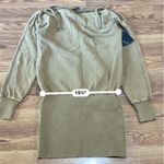 Retrofête  DARCY TERRY Caramel Mini SWEATSHIRT DRESS size M Photo 4