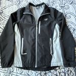 New Balance  Womens Ladies Small Mesh Lined Windbreaker‎ Black Gray Photo 10