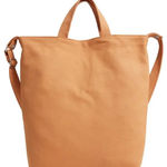 Baggu  Duck Canvas Tote Bag Adobe Brown Versatile Handle Adjustable Shoulder Photo 0