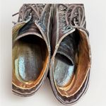 Donald J Pliner Combat Boots Booties Shoes Women's Size 9 Brown Leather‎ Lace Up Photo 3