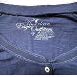American Eagle  Outfitter’s Navy Blue Women's Top Sz L Photo 3