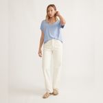 Marine layer Boyfriend V-Neck Tee Blue Photo 4