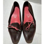 Tod's  Women Gommino Brown pink Leather driving Loafers Size 36.5 w dustbag Photo 11