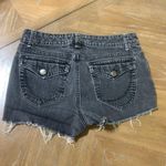 Nine West / 1 / Black Studded Fray Jean Shorts Photo 5