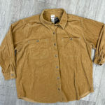 Romans Vintage Tan Corduroy Button Photo 0