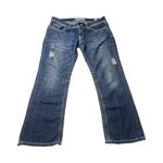 Buckle BKE Sabrina Womans Size 31 Cropped Low Rise Distressed Jeans Photo 0