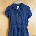 J.Crew  Zip-front chino dress w/ cinched waist BA938 Womens Size 4 Photo 1