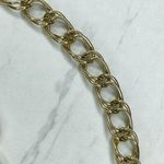 Gold Tone Abstract Heart Chain Link Belt Photo 2