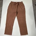 Anthropologie Pilcro Beach Cargo Pants Size Small Linen Blend Pink Photo 1