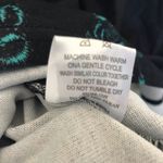 Reborn Midi Dress with Batwing Hem and 3/4 Sleeves Black Turquoise Floral 3X Photo 7