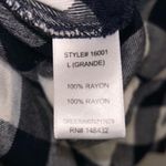 Be cool OFF THE SHOULDER BUFFALO CHECK TOP L Photo 4