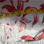 Laundry by Shelli Segal Laundry by Shelly Segal Floral Button-Up Linen Blend Shirt Size Large NWOT Photo 3