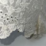 Zimmermann Off-White Women's Embroidered Eyelet Silk Romper w/Spaghetti Straps-0 Photo 5