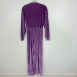 Fabletics  Velour Zip Up Wide Leg Onesie in Bright Lilac Size XS Photo 6