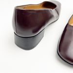 Ralph Lauren LAUREN Brown Leather Square Toe Loafers, Size 8.5AA Photo 5