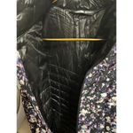 The North Face  Vest Womens Small Black Floral Print Puffer Zip High Neck Photo 5