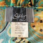 Slinky Brand Vintage Boho Paisley Open Front Drapey Top Size 1X Photo 7