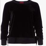 n:philanthropy Felix Velvet Crew Sweatshirt: Velvet Black Photo 2