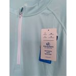 Evedoos Long Sleeve Blue 1/4 zip Workout Shirt Anti UV Sz Xl NWT Photo 3